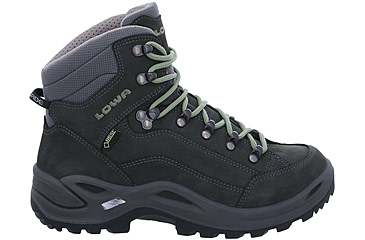 Image of Lowa Renegade GTX Mid Hiking Shoes - Womens, Graphite/Jade, 9 US, Medium, 3209459781-GRPJAD-9 US