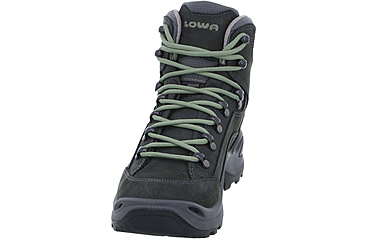 Image of Lowa Renegade GTX Mid Hiking Shoes - Womens, Graphite/Jade, 9 US, Medium, 3209459781-GRPJAD-9 US