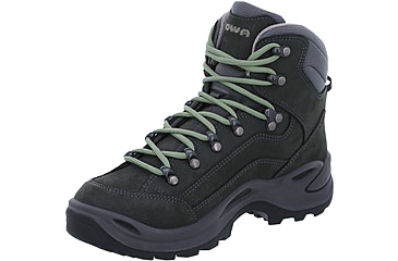 Image of Lowa Renegade GTX Mid Hiking Shoes - Womens, Graphite/Jade, 9 US, Medium, 3209459781-GRPJAD-9 US