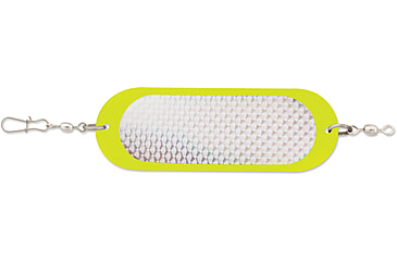 Image of Luhr Jensen 2/0 Jensen Dodger, Chartreuse / Silver Prism-Lite, 5100-020-0158