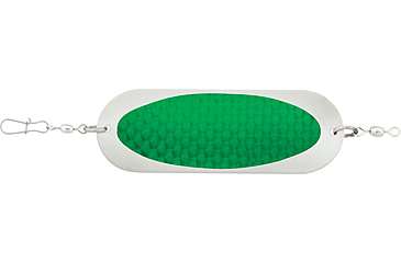 Image of Luhr Jensen 4/0 Jensen Trout &amp; Kokanee Dodger, Chrome / Green Prism-Lite, 5100-040-0152