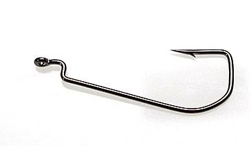 Image of Lunker City Texposer Hook, Needle Point, 1X Long Shank Vertical Gap, Offset, Black Nickel, Size 2/0, 5 Per Bag, 151