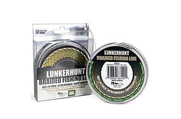 Image of Lunkerhunt Braided Fishing Line, Moss Green, 150 yds &amp; 30 lbs, PBL03