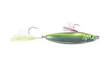Image of Lunkerhunt Crasher Jig, Chrome Chartreuse, 4in &amp; 2 oz, CJ102