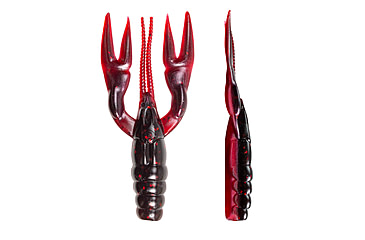 Image of Lunkerhunt Finesse Craw Creature Bait, 8 Pack, 3in, Crimson Craw, 8-FC07