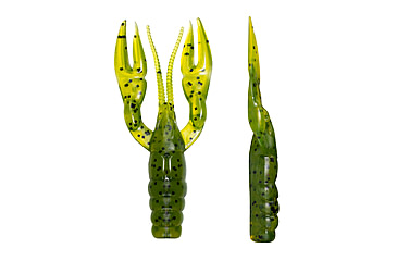Image of Lunkerhunt Finesse Craw Creature Bait, 8 Pack, 3in, Watermelon Seed, 8-FC02