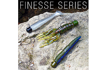 Image of Lunkerhunt Finesse Swimbaits, 1, 3in, Smokin Shad, FS07