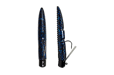 Image of Lunkerhunt Finesse Worm, 1, 3in, Black Blue Fleck, FW04