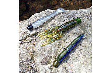 Image of Lunkerhunt Finesse Worm, 1, 3in, Okeechobee Craw, FW05