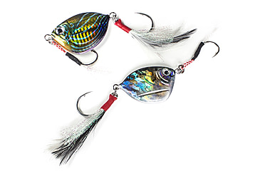 Image of Lunkerhunt Flutter Jig, Flash, 1.75in &amp; 2.13 oz, FLTJ103