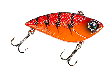 Image of Lunkerhunt Impact Reactor Bait, Red Hot, 2.5in &amp; 1/2 oz, IMRLLC05