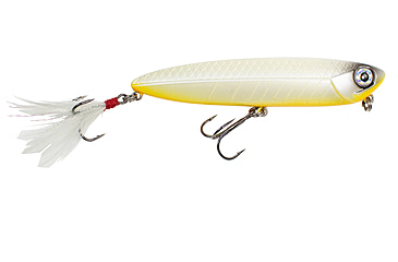 Image of Lunkerhunt Impact Walker Bait, Pearl / Orange, 4in & 1/2 oz, IMWLK03