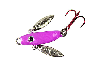 Image of Lunkerhunt Lead Icy Glide Bait, Fluorescent Pink Glow, 1.13in &amp; 1/8 oz, IG05