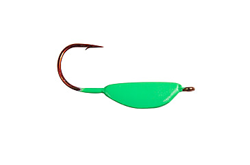 Image of Lunkerhunt Lead Teary Jig, Fluorescent Green Glow, 1/8 oz, TJ04