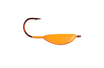 Image of Lunkerhunt Lead Teary Jig, Fluorescent Orange Glow, 1/8 oz, TJ06
