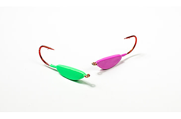 Image of Lunkerhunt Lead Teary Jig, Fluorescent Pink Glow, 1/8 oz, TJ05