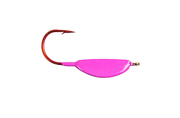 Image of Lunkerhunt Lead Teary Jig, Fluorescent Pink Glow, 1/8 oz, TJ05