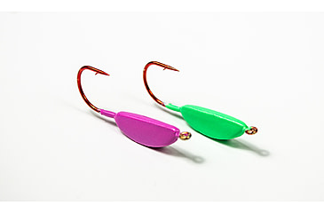 Image of Lunkerhunt Lead Teary Jig, Fluorescent Pink Glow, 1/8 oz, TJ05