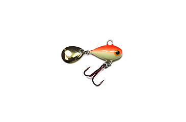 Image of Lunkerhunt Magic Bean Bait, Glow Orange, 0.75in & 1/4 oz, LHIMB18