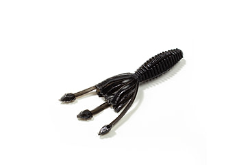 Image of Lunkerhunt Micro Typhon Bait Tube, 10, 1.5in, Black, MSBTUBE04