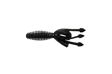 Image of Lunkerhunt Micro Typhon Bait Tube, 10, 1.5in, Black, MSBTUBE04