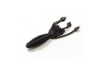 Image of Lunkerhunt Micro Typhon Bait Tube, 10, 1.5in, Black, MSBTUBE04