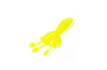 Image of Lunkerhunt Micro Typhon Bait Tube, 10, 1.5in, Chartreuse Glow, MSBTUBE02