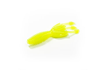 Image of Lunkerhunt Micro Typhon Bait Tube, 10, 1.5in, Chartreuse Glow, MSBTUBE02