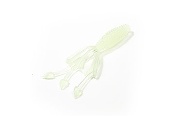 Image of Lunkerhunt Micro Typhon Bait Tube, 10, 1.5in, Glow, MSBTUBE05