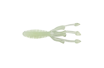 Image of Lunkerhunt Micro Typhon Bait Tube, 10, 1.5in, Glow, MSBTUBE05