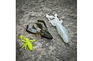 Image of Lunkerhunt Micro Typhon Bait Tube, 10, 1.5in, Glow, MSBTUBE05