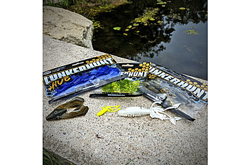 Image of Lunkerhunt Micro Typhon Bait Tube, 10, 1.5in, Glow, MSBTUBE05
