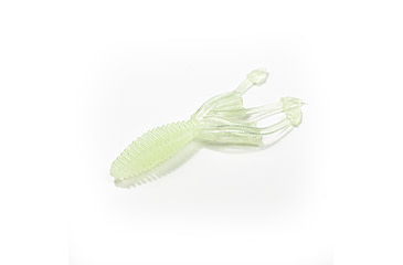 Image of Lunkerhunt Micro Typhon Bait Tube, 10, 1.5in, Glow, MSBTUBE05