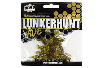 Image of Lunkerhunt Micro Typhon Bait Tube, 10, 1.5in, Green Pumpkin, MSBTUBE01