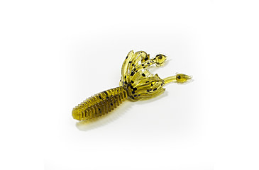 Image of Lunkerhunt Micro Typhon Bait Tube, 10, 1.5in, Green Pumpkin, MSBTUBE01