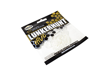 Image of Lunkerhunt Micro Typhon Bait Tube, 10, 1.5in, Pearl White, MSBTUBE06