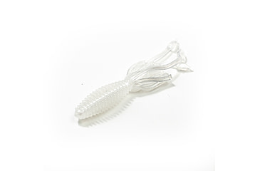 Image of Lunkerhunt Micro Typhon Bait Tube, 10, 1.5in, Pearl White, MSBTUBE06