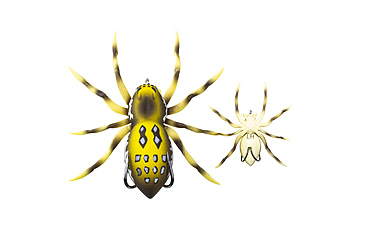 Image of Lunkerhunt Phantom Spider Bait Topwater, 1, 2.25in, Six Spot, LSPIDER01