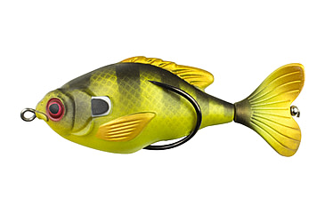 Image of Lunkerhunt Prop Fish Sun Bait Soft Bait, 1, 3.5in, Green Sunfish, SUNPRF04