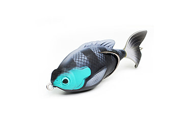 Image of Lunkerhunt Prop Fish Sun Bait Soft Bait, 1, 3.5in, Stealth, SUNPRF06