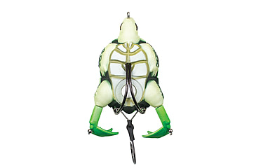 Image of Lunkerhunt Prop Turtle Bait, Shamrock, 3.5in &amp; 3/4 oz, TURTLE01