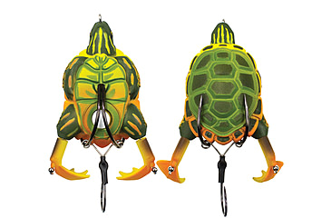 Image of Lunkerhunt Prop Turtle Bait, Timber, 3.5in &amp; 3/4 oz, TURTLE02