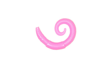 Image of Lunkerhunt River Worm Worm, 8, 2in, Bubble Gum, LHPFRW04
