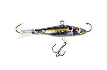 Image of Lunkerhunt Straight Up Bait, Threadfin, 5/8 oz, SUXC07