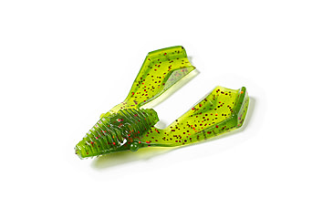 Image of Lunkerhunt Tandem Trailer Soft Bait, 1, 3in, Watermelon Red Fleck, CHKTR03