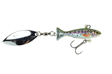 Image of Lunkerhunt True Spin Bait, Rainbow, 1.75in &amp; 3/16 oz, TRSP12