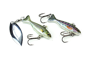 Image of Lunkerhunt True Spin Bait, Rainbow, 1.75in &amp; 3/16 oz, TRSP12