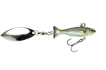 Image of Lunkerhunt True Spin Bait, White Bass, 1.75in &amp; 3/16 oz, TRSP13