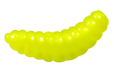 Image of Lunkerhunt Wax Worm-Bait Jar Worm, 40, 0.75in, Chartreuse, HWJ03
