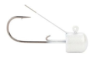 Image of Lunkerhunt Weedless Mushroom Head Jig, White, 1/4 oz, WMH01